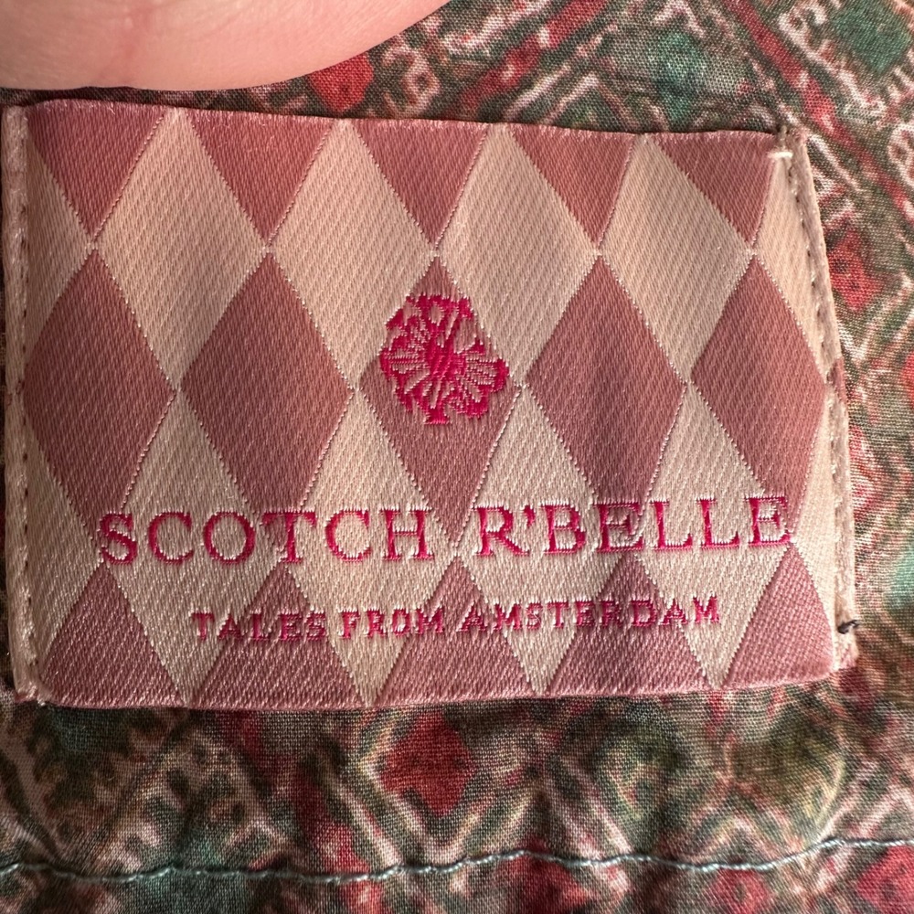 Scotch R'belle Kids Tiger Print‎ Scarf Pink Tassel Accent Mixed Print - Picture 2 of 4